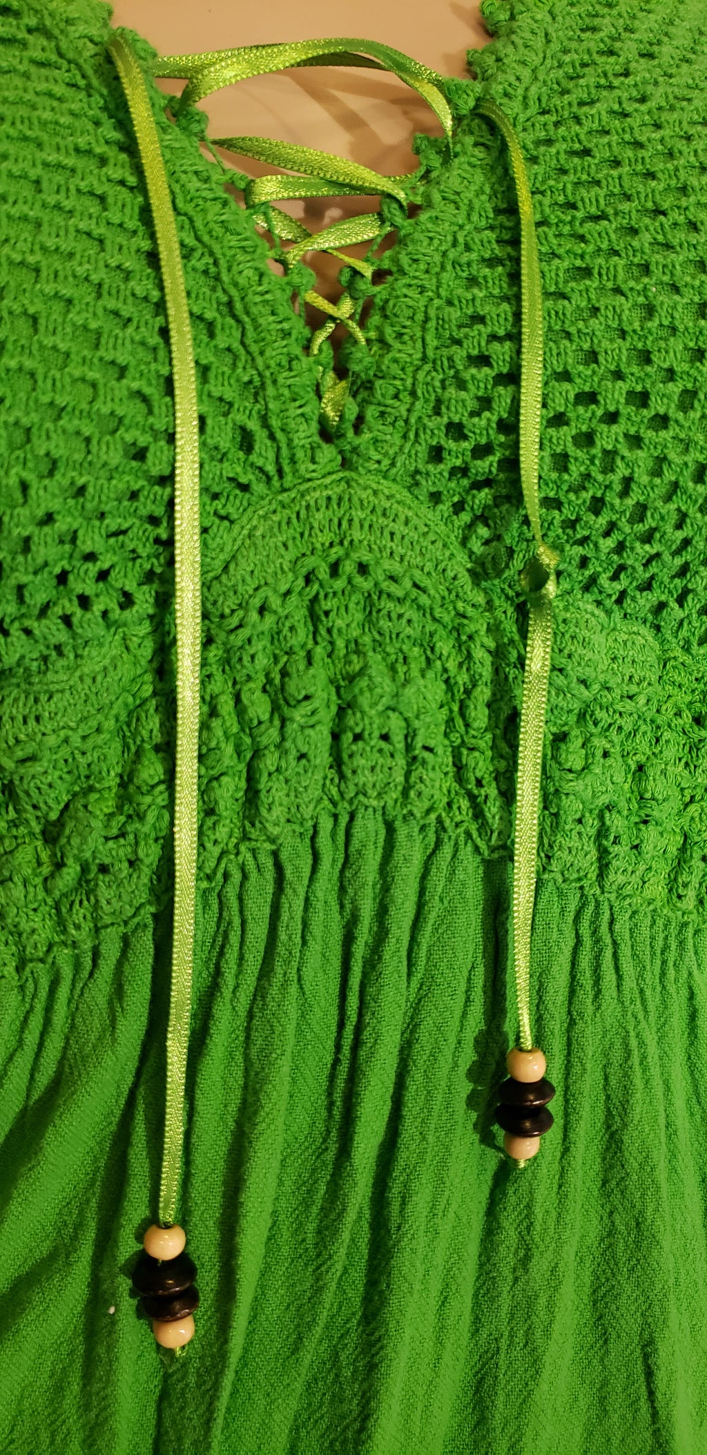 Coastal Crochet Halter Maxi Dress