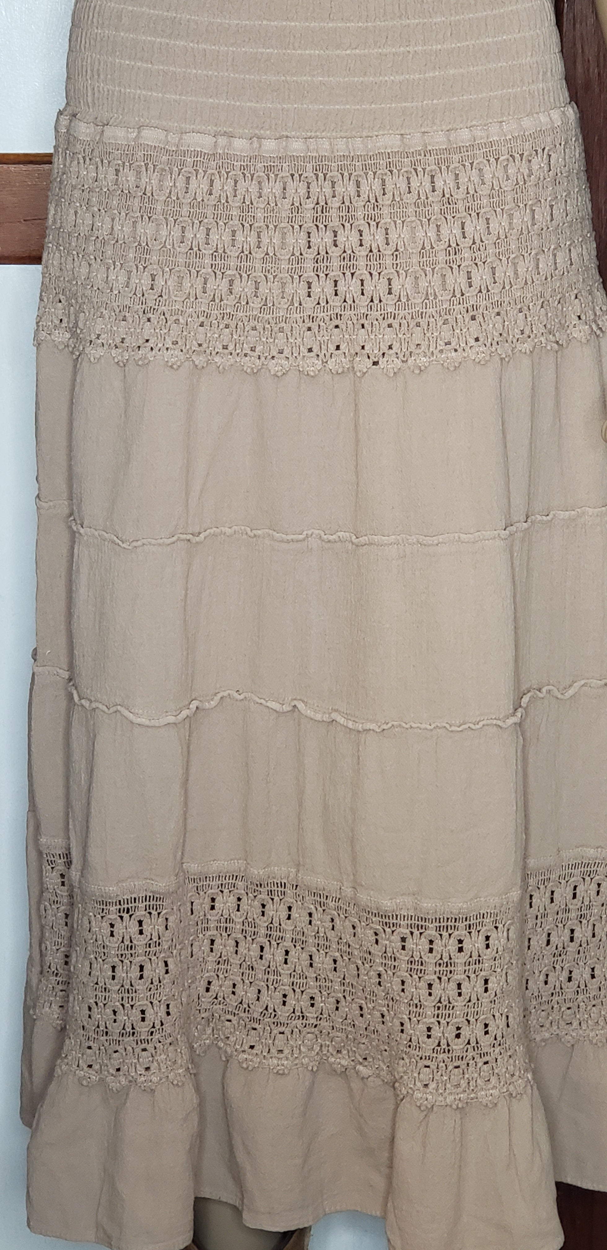 Coastal Greca Maxi Skirt