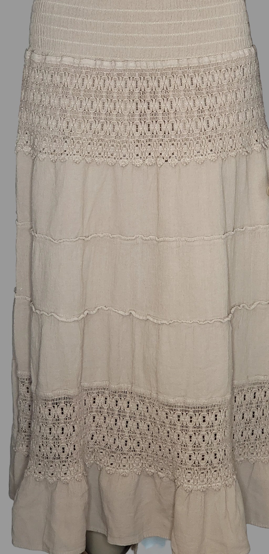 Coastal Greca Maxi Skirt