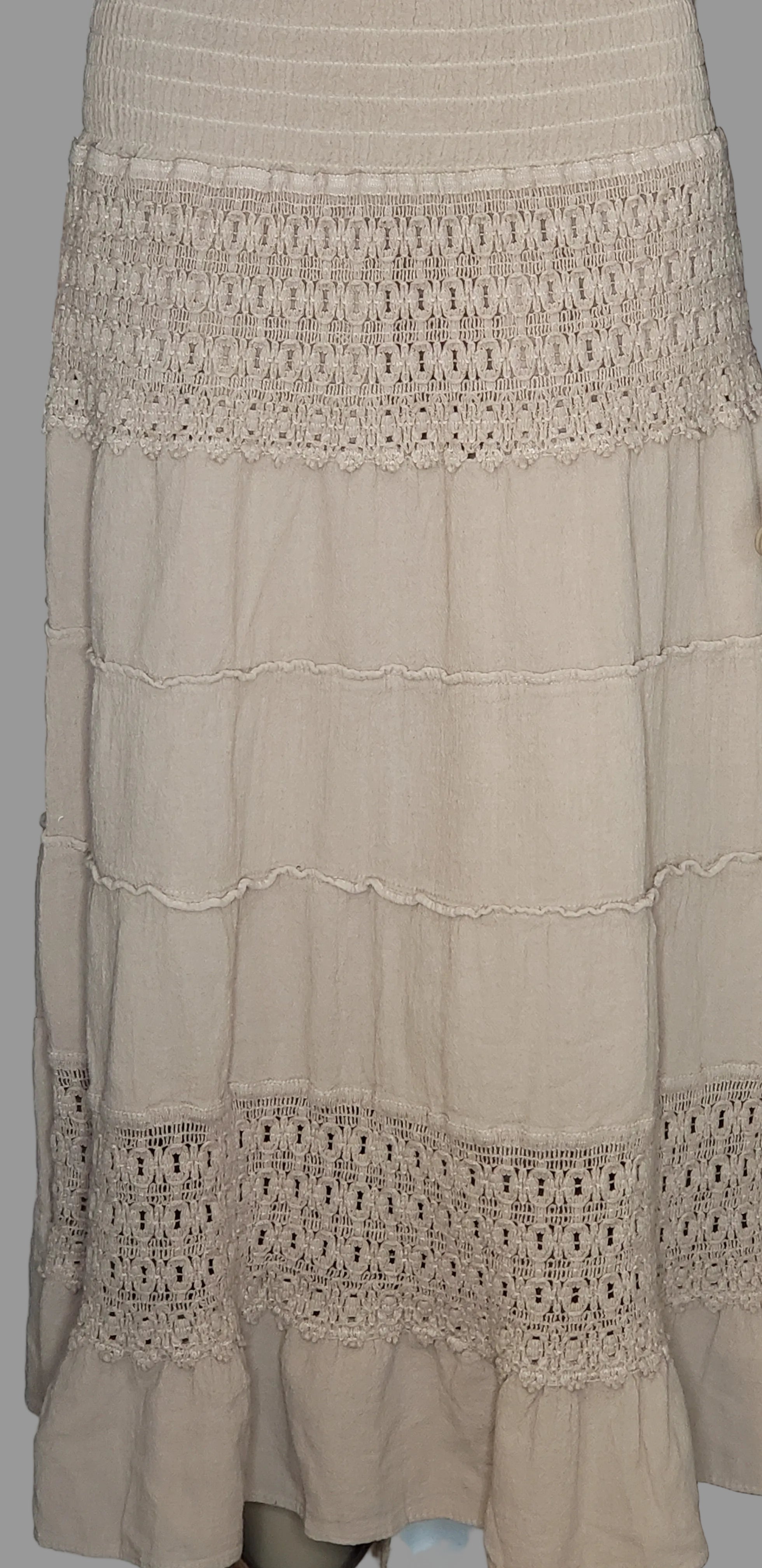 Coastal Greca Maxi Skirt