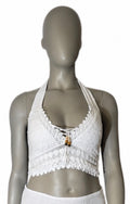 Coastal Peruvian Crochet Halter Top