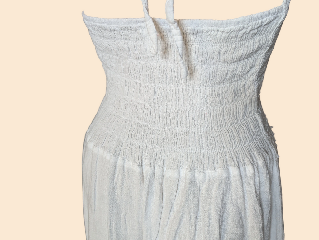 Coastal Split-Front Halter Maxi Dress