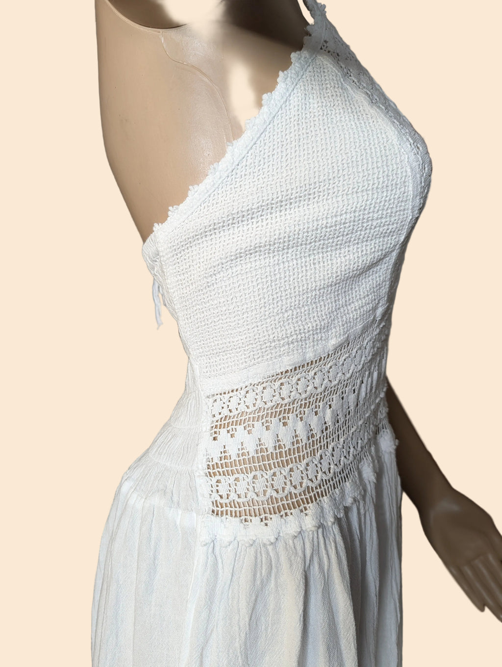 Coastal Split-Front Halter Maxi Dress
